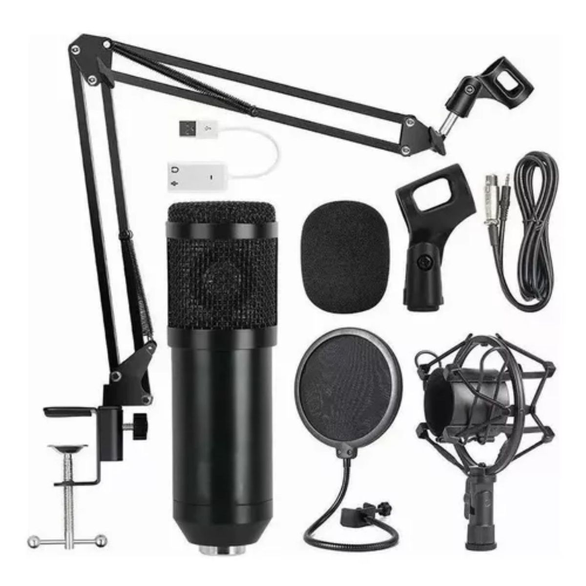 GENERICO - Micrófono Condensador USB Profesional