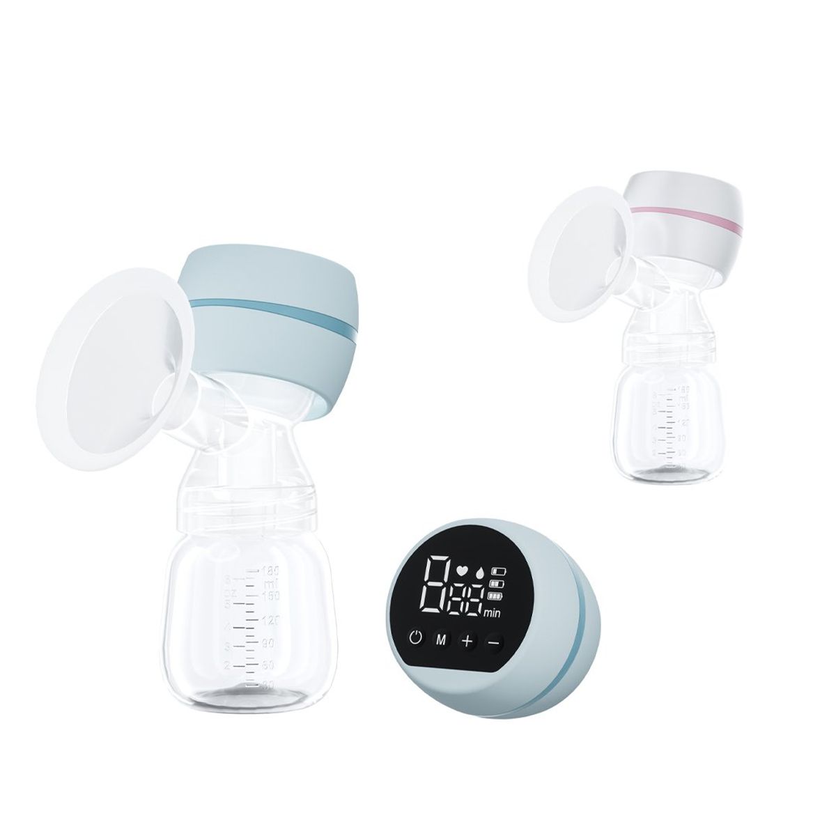 BABYMINE - Extractor de Leche Automático Batería Azul - Babymine