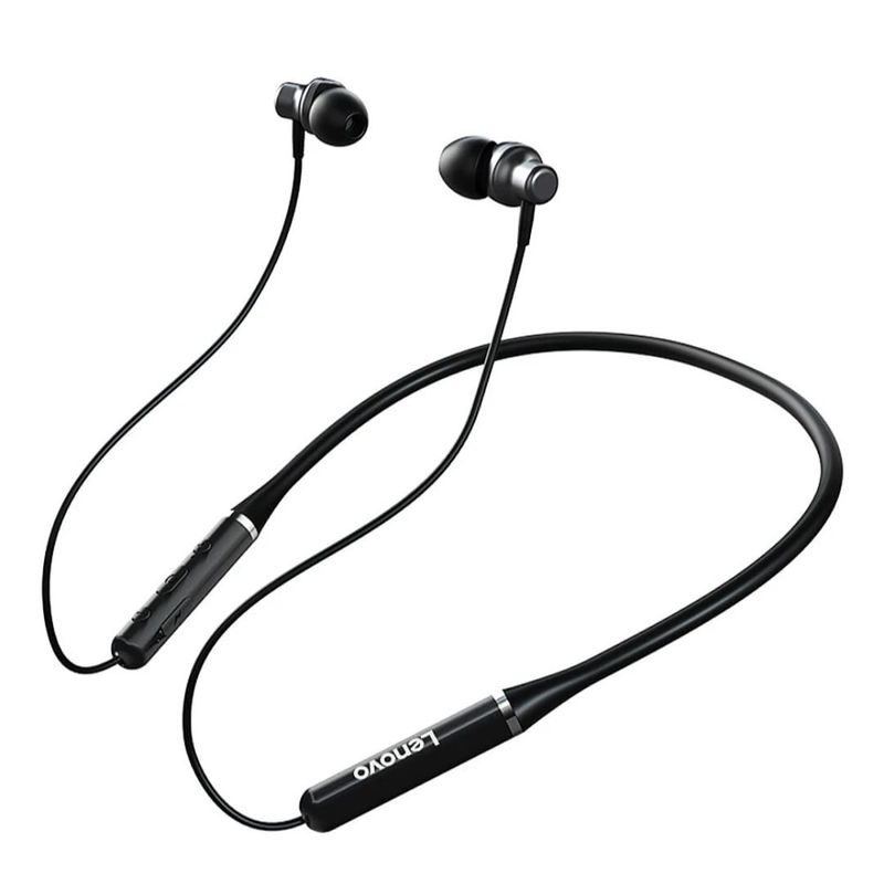 LENOVO - Audífonos Deportivos Lenovo He05 Magnético Bluetooth Negro