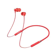 LENOVO - Audífonos He05 deportivos Bluetooth Magnéticos Rojo