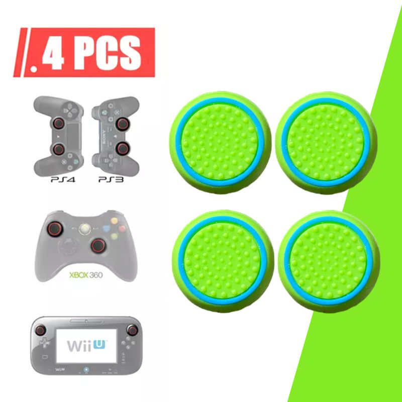 GENERICO - Trust Thumb Grips Goma Mando Ps4 Ps3 Xbox Antideslizante X4.