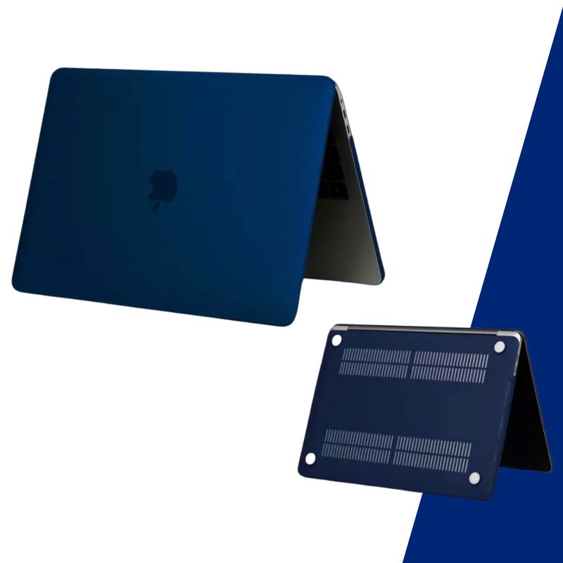 GENERICO - Carcasa para Macbook Air 13 A(1466/1369) Azul Oscuro Mate