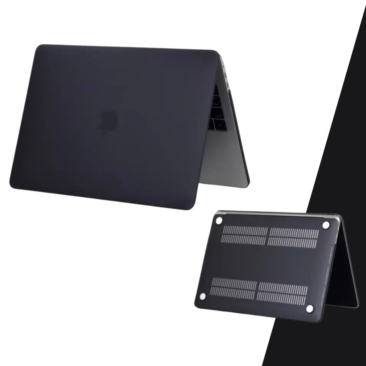GENERICO - Carcasa para Macbook Air 13 A(1466/1369) Negro Mate