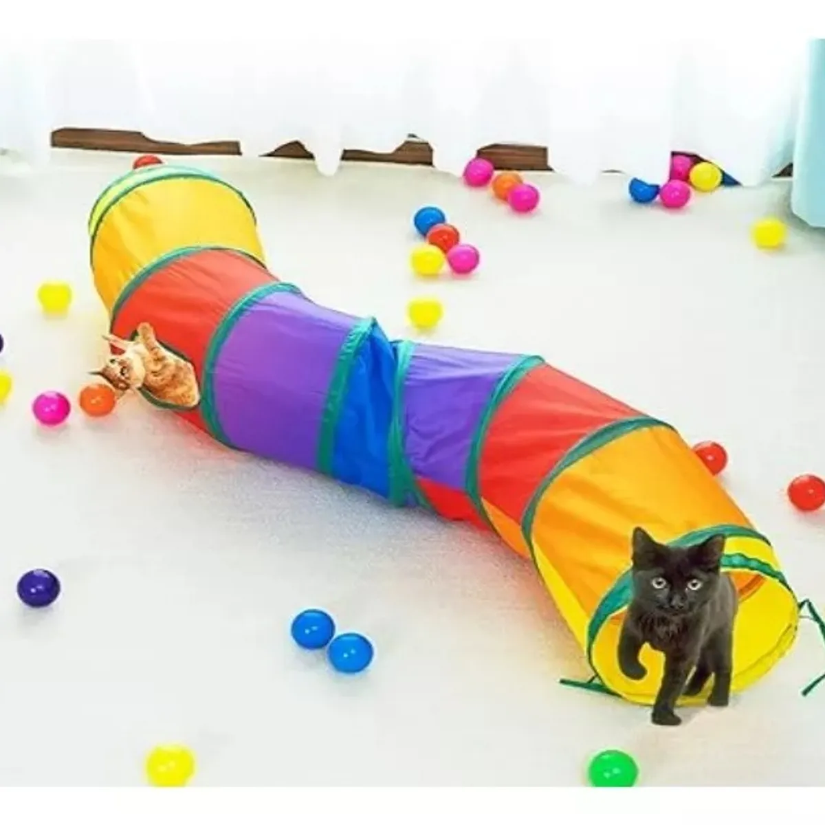 GENERICO - Tunel Plegable Para Mascotas Juguete Gatos Perros