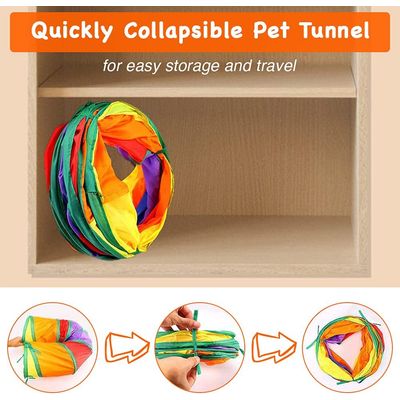 Imagen 2 del producto Tunel Plegable Para Mascotas Juguete Gatos Perros