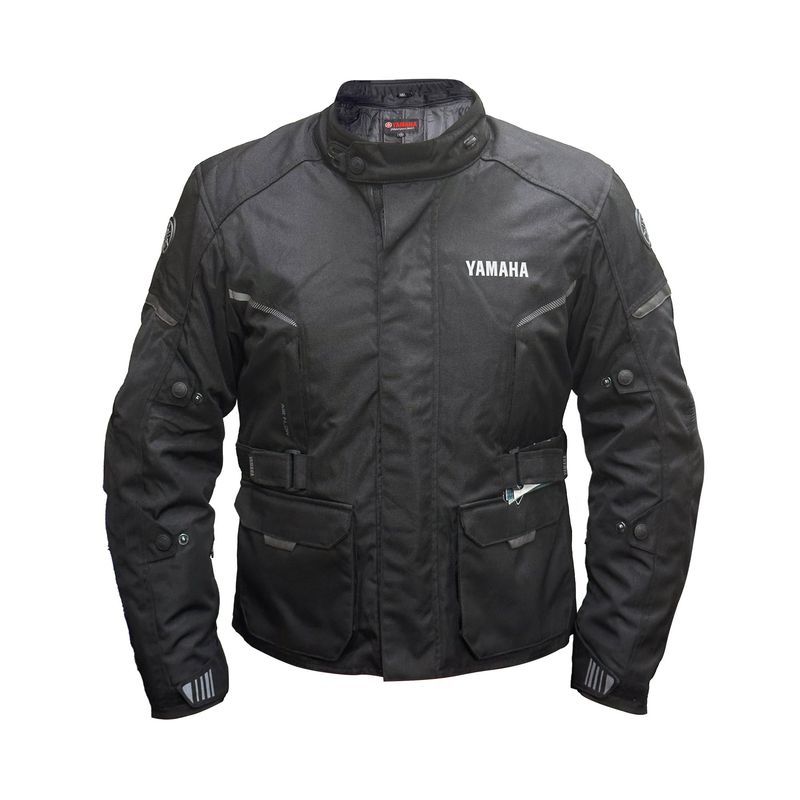 YAMAHA - Chaqueta Yamaha Railway Hombre Touring Negro Gris