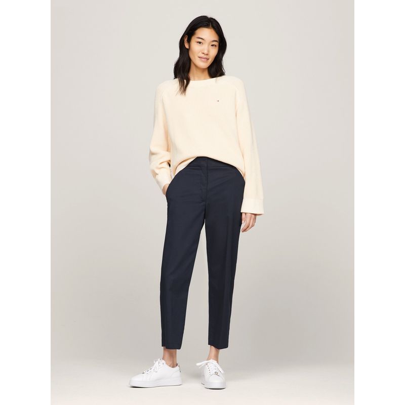 TOMMY HILFIGER - Pantalón Chino De Pernera Recta Slim Fit Azul Tommy Hilfiger