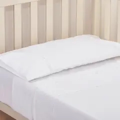 NINA HERRERA - Sábana Básica Manu Flor Blanca 220 Hilos Cuna