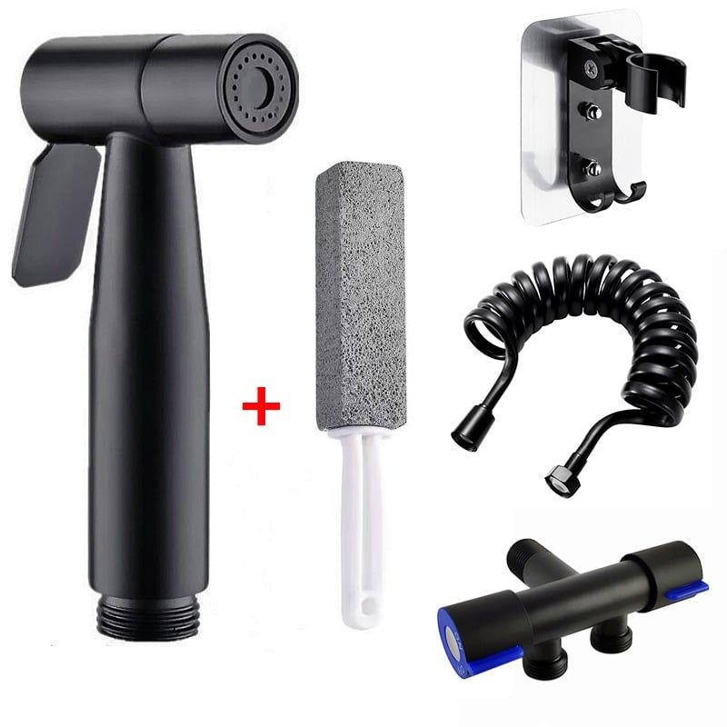 ANENG - Juego Ducha Bidet Arabe Acero Inoxidable Para Baño Wc Inodoro