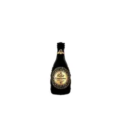GENERICO - Globo Metalico Botella De Vino Negro 48x92 cm