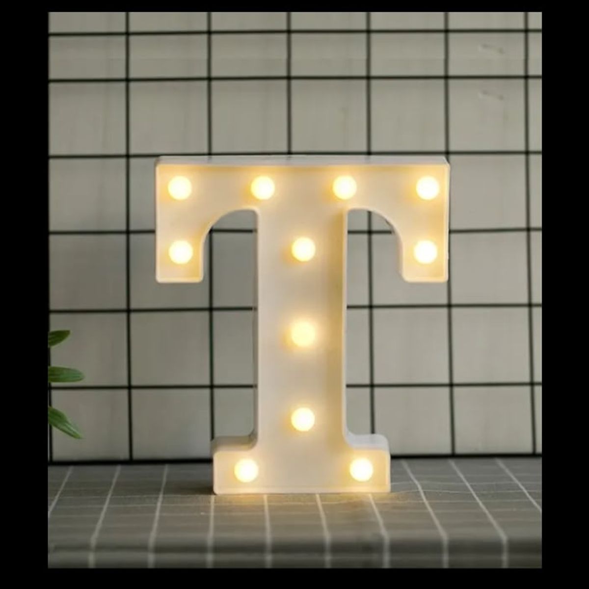 GENERICO - Letras con Luces Led «T»