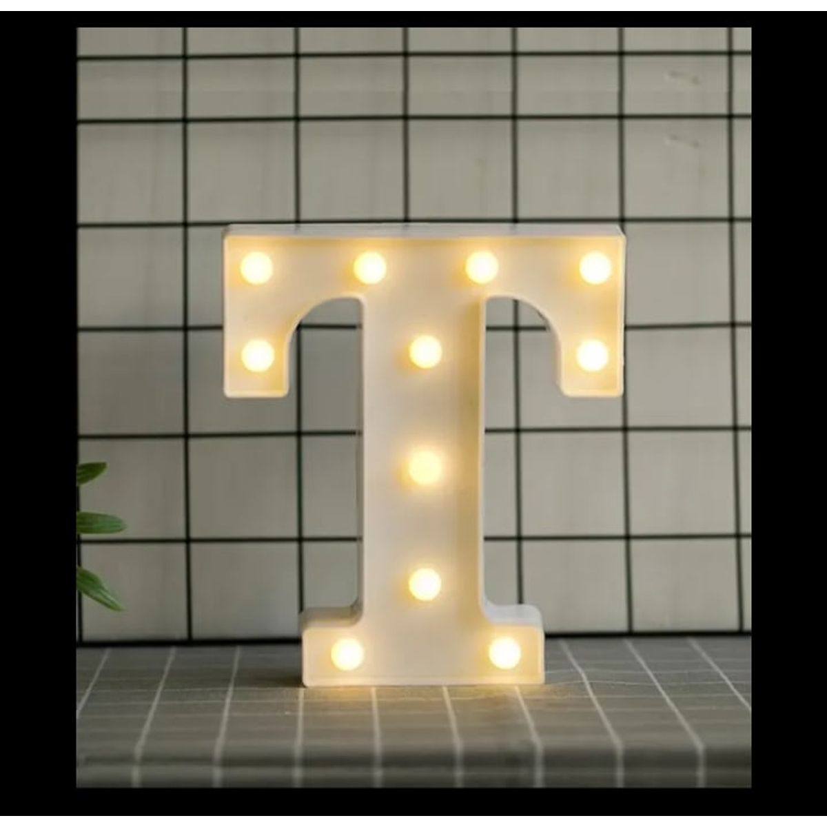 GENERICO - Letras con Luces Led «T»