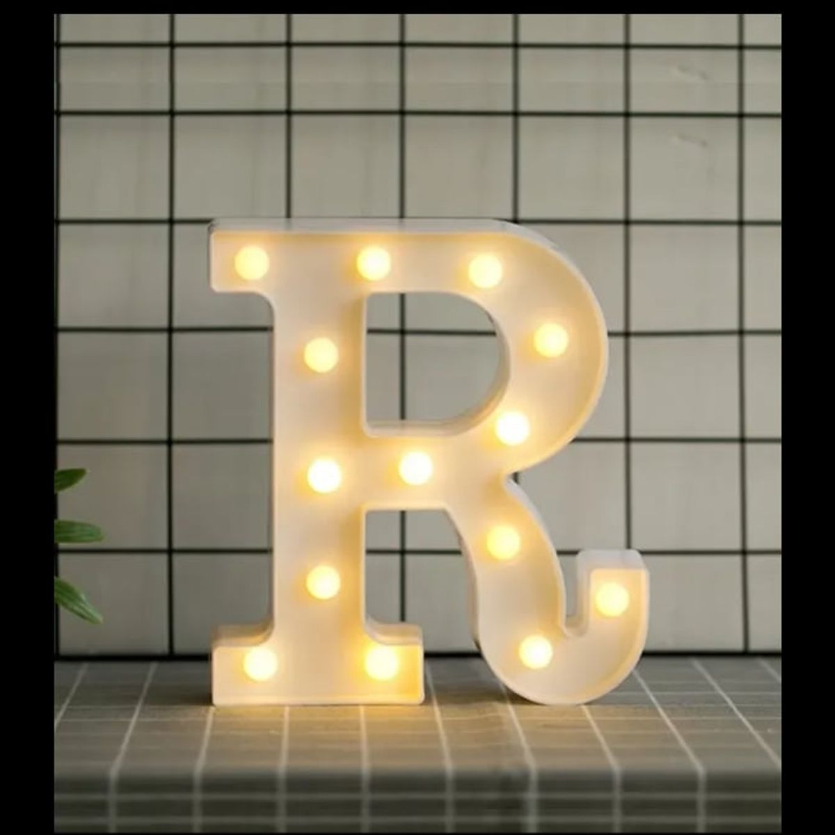 GENERICO - Letras con Luces Led «R»