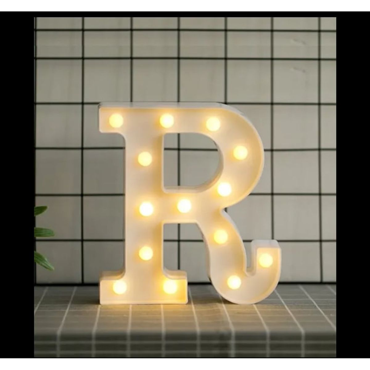 GENERICO - Letras con Luces Led «R»