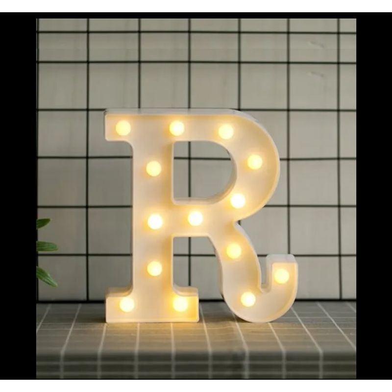 GENERICO - Letras con Luces Led «R»
