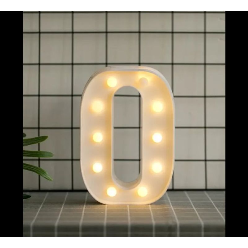 GENERICO - Letras con Luces Led «O»