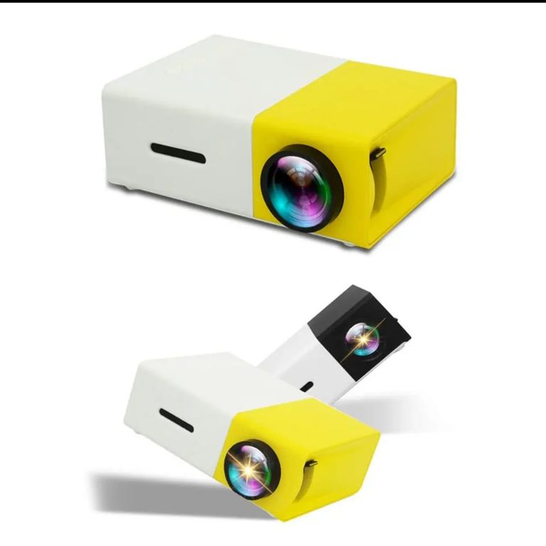 GENERICO Mini Proyector Portátil Con Control Remoto Full HD