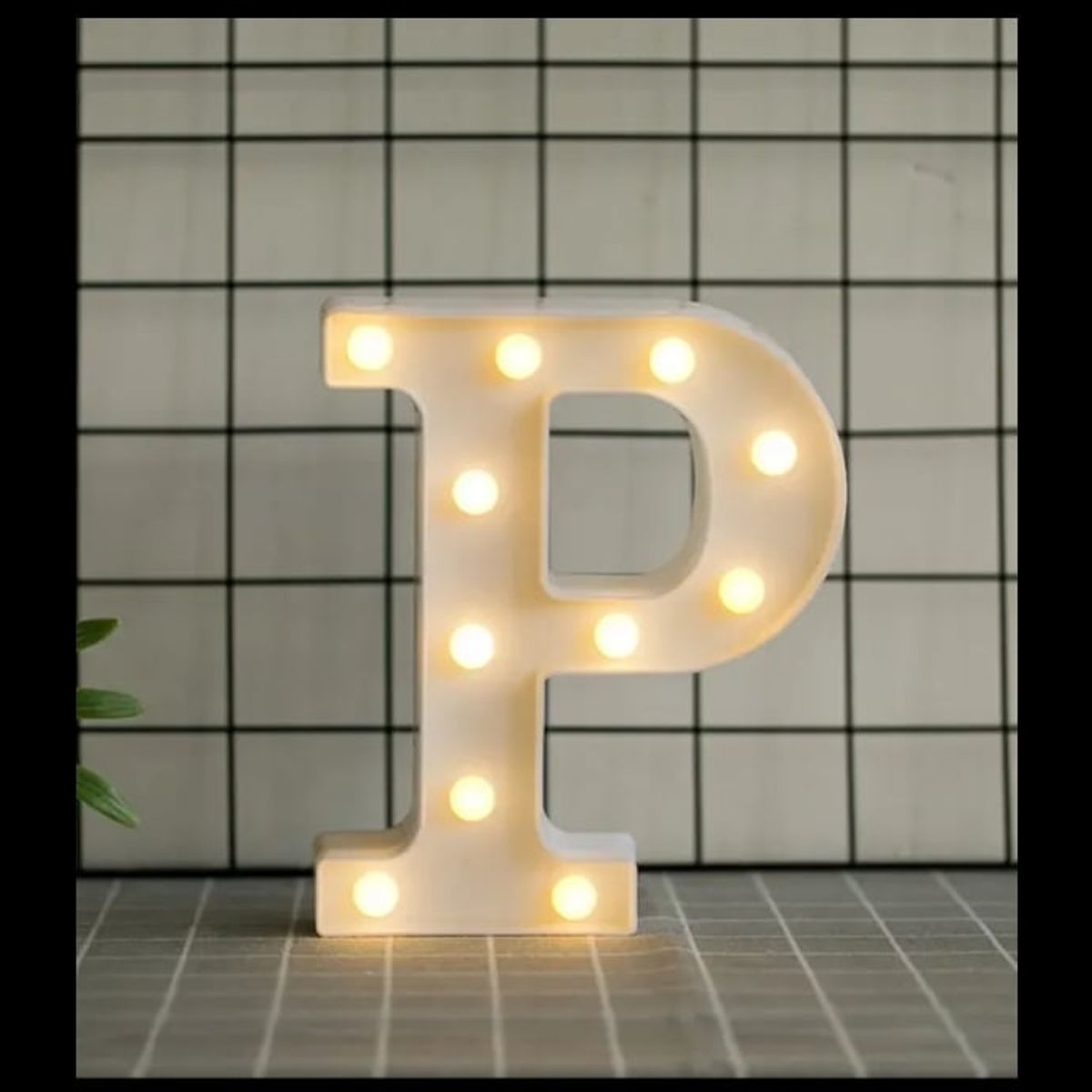 GENERICO - Letras con Luces Led «P»