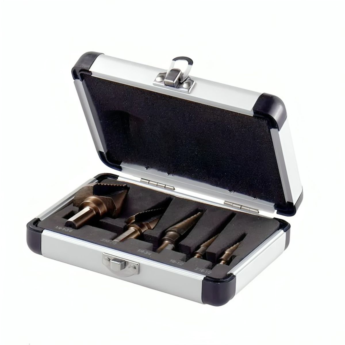 OEM - Brocas Conicas Paso A Paso Cobalto + Maleta