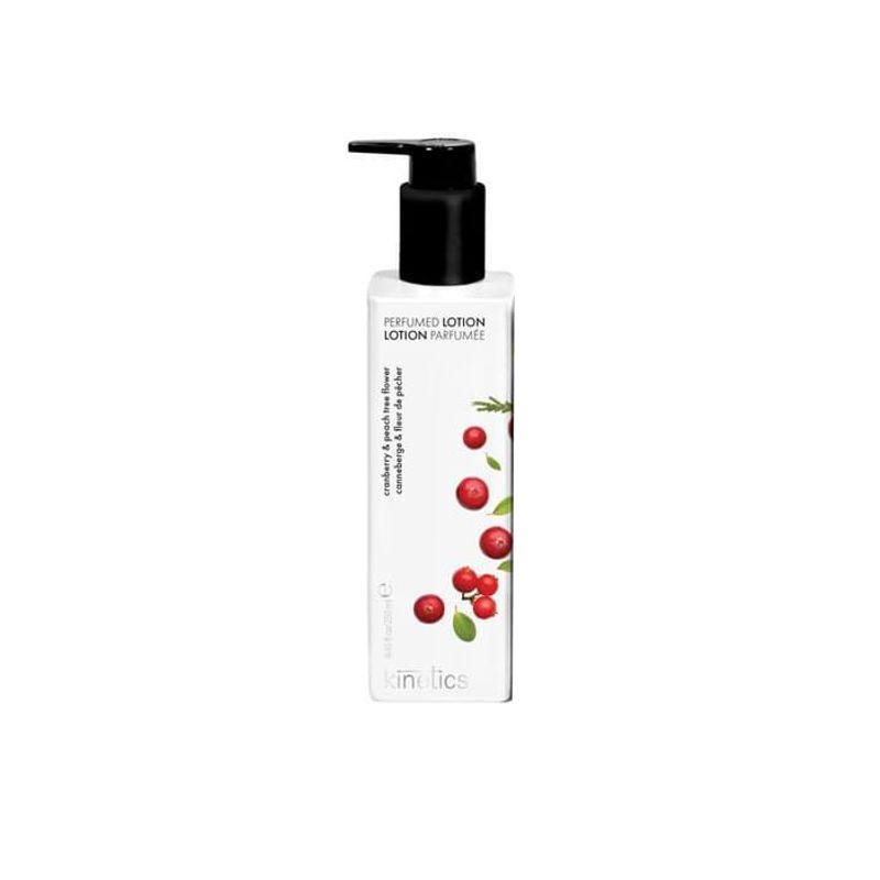 KINETIC - Loción perfumada para manos y cuerpo Arándano y flor de duraznero 250ml Kinetics