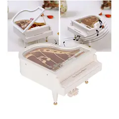 GENERICO - Caja Musical Mini Piano Clásico Retro