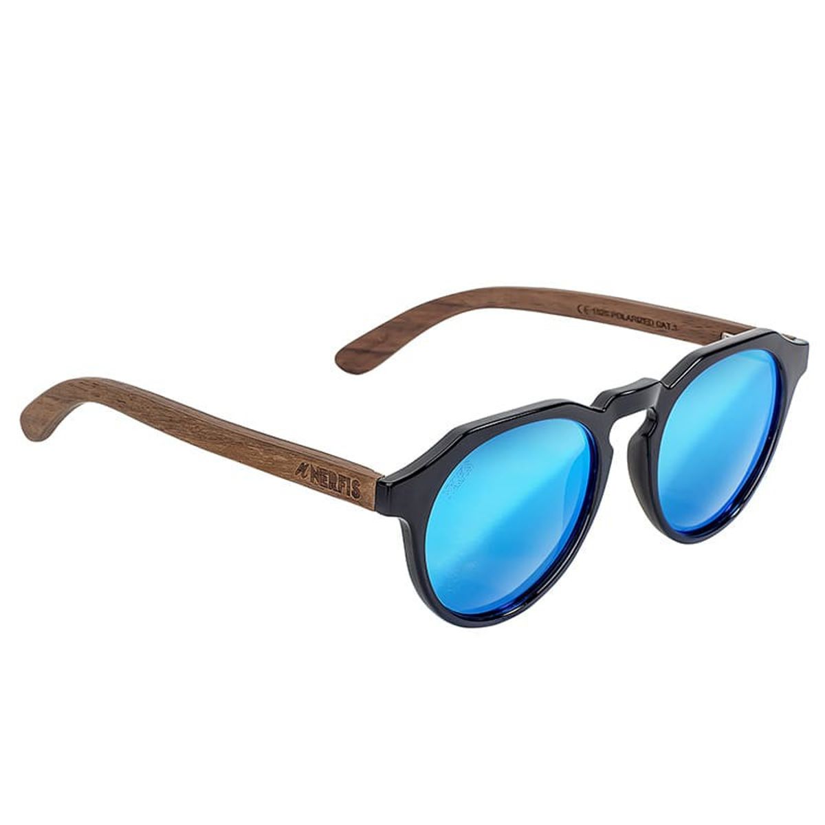 NERFIS - Anteojos de sol Nerfis Aires Bambú Blue polarizado