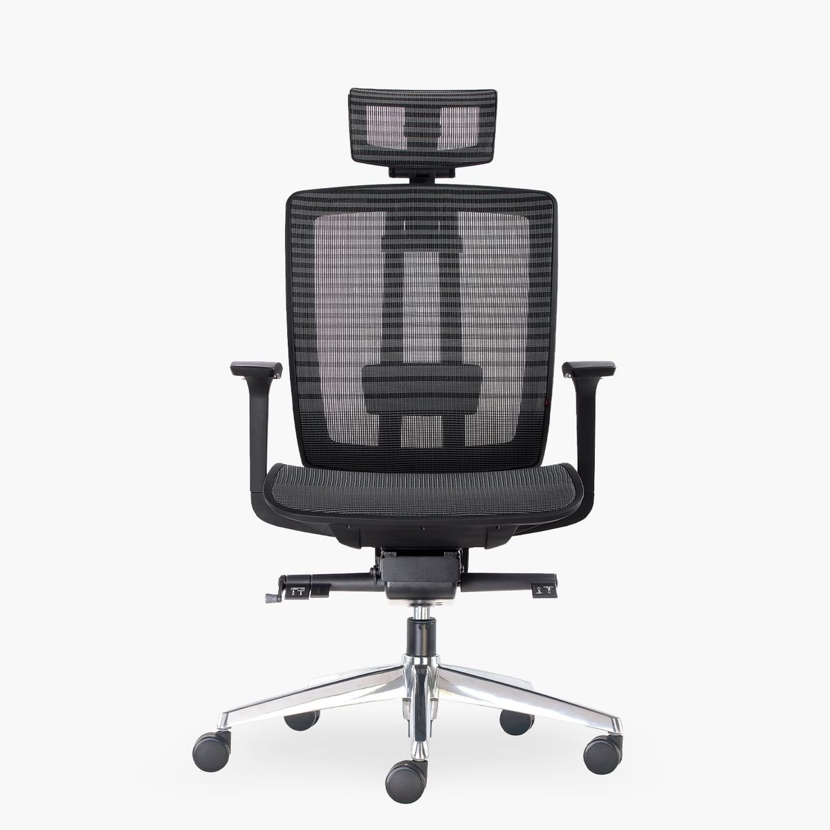 FORM OFFICE - Silla Oficina Air con cabecero Gris Oscuro Form