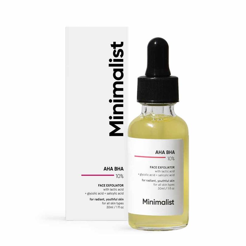 MINIMALIST - Exfoliante Facial AHA BHA 10% 30 ml Minimalist