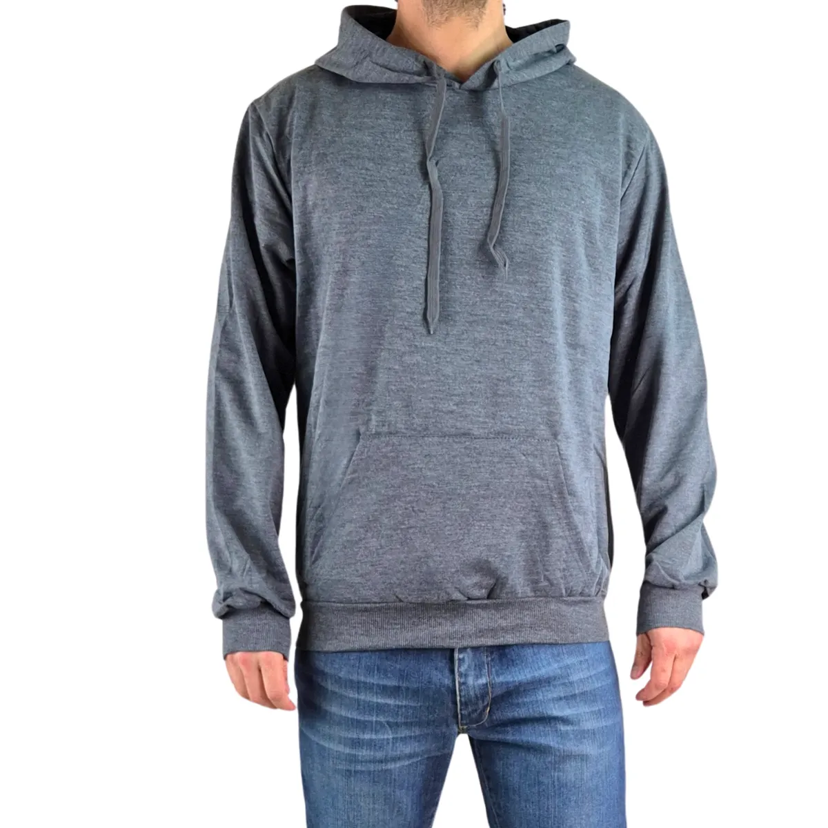 LIKE SHOP - Polerón Canguro Hombre Algodón Verano Colores 880