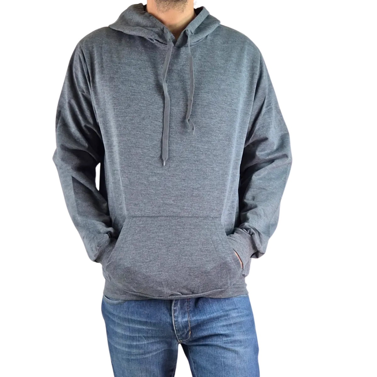 LIKE SHOP - Polerón Canguro Hombre Algodón Verano Colores 880