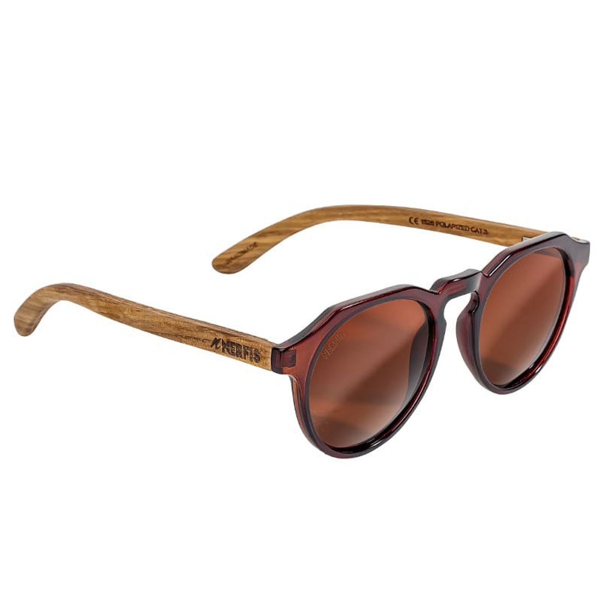 NERFIS - Anteojos de sol Nerfis Aires Bambú Brown polarizado