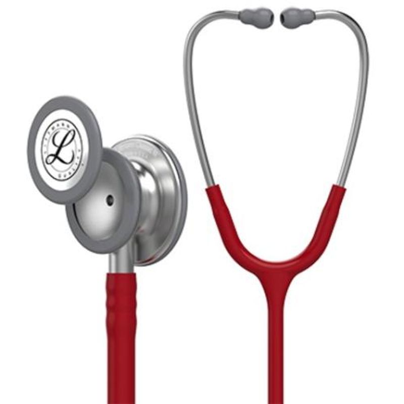 3M - Fonendoscopio Burdeo 5627 Littmann Classic III + Estuche Negro