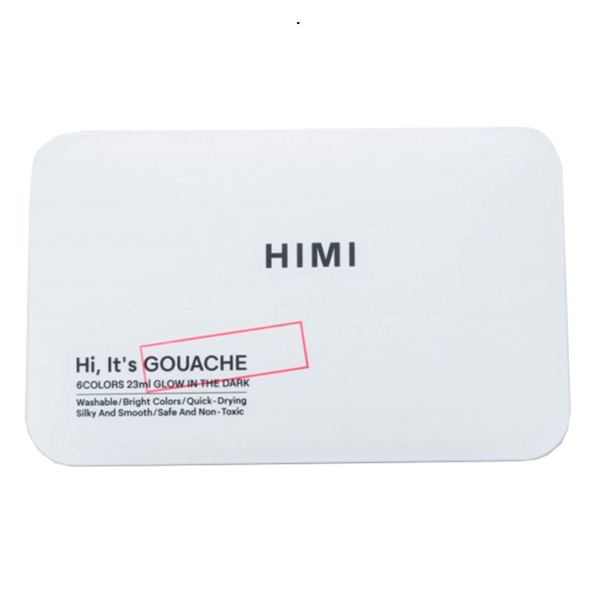 HIMI - Set Himi gouache brillo en la oscuridad 6 colores 23ml