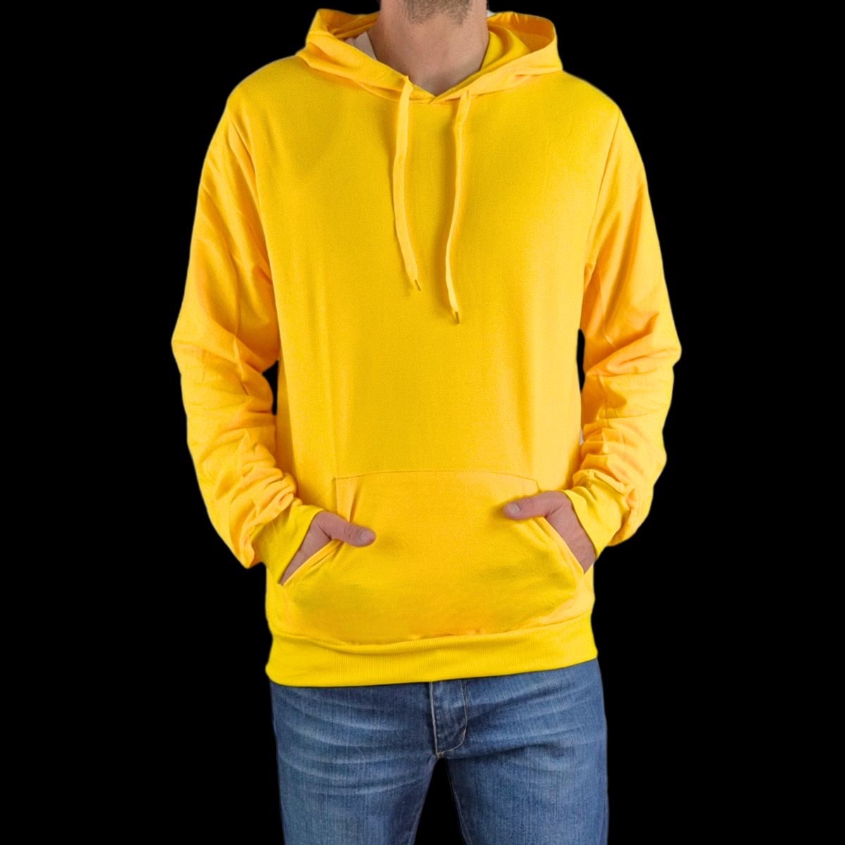 LIKE SHOP - Polerón Canguro Hombre Algodón Verano Colores 880