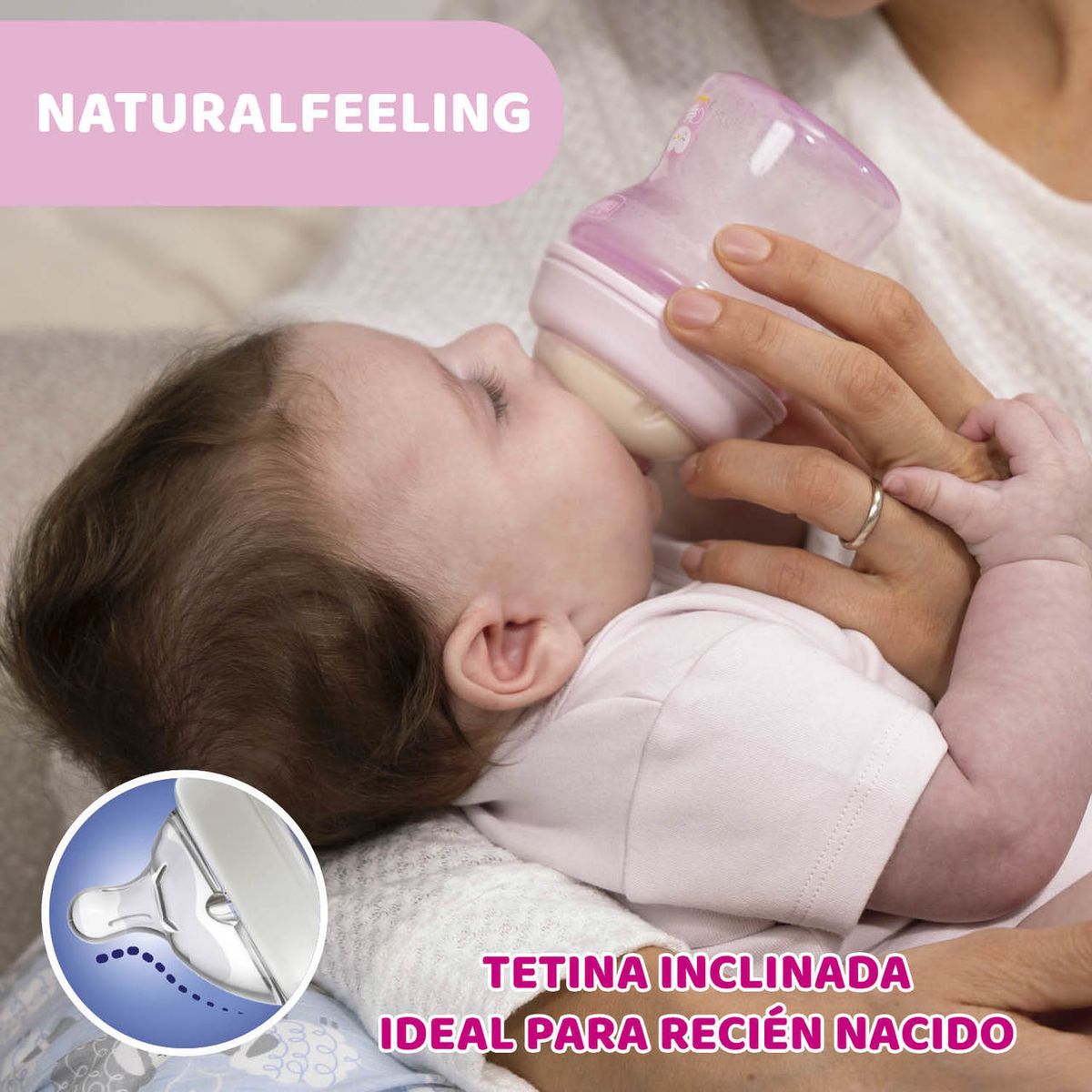 CHICCO - Mamadera Natural Feeling 150 Ml Chicco