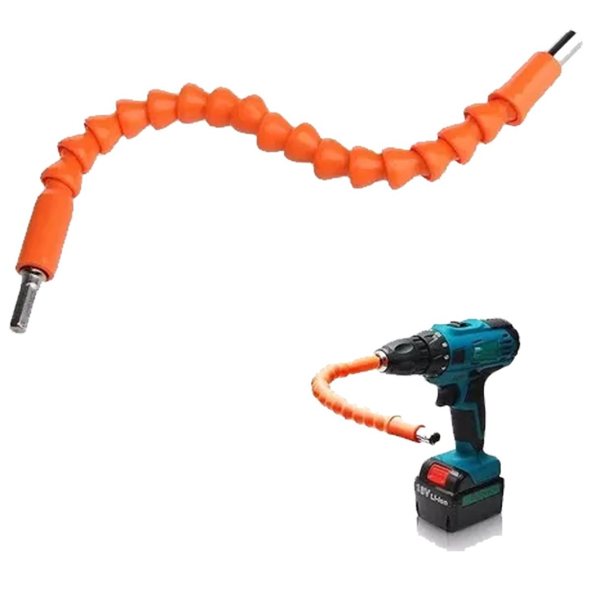 GENERICO - Juego De Extension Flexible Para Taladro Destornillador Tmk