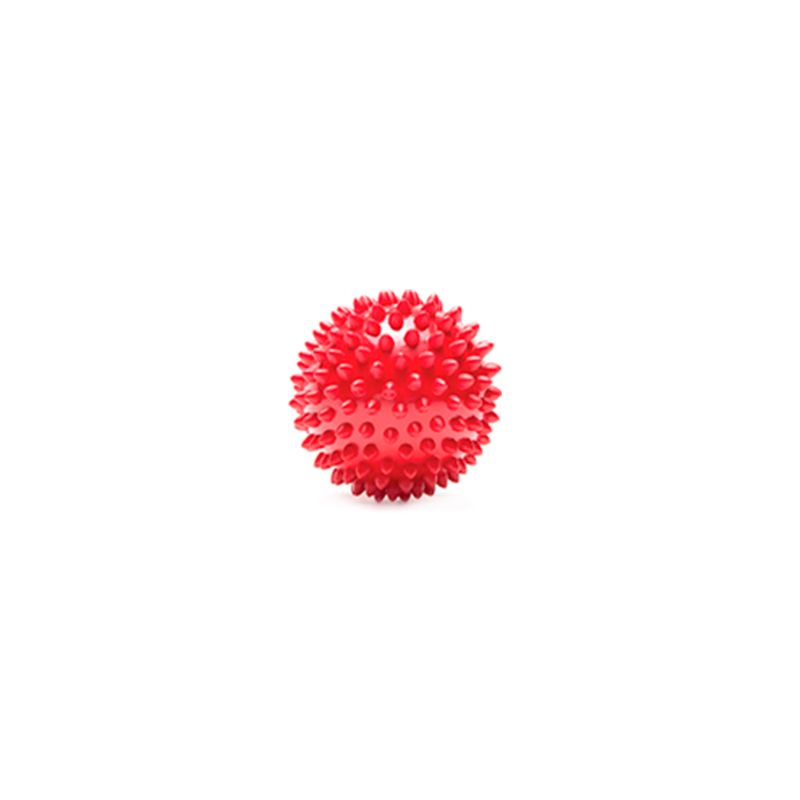 GENERICO - Pack 5x Balón Erizo Suave Masaje Rojo 10 cm GD-02-10