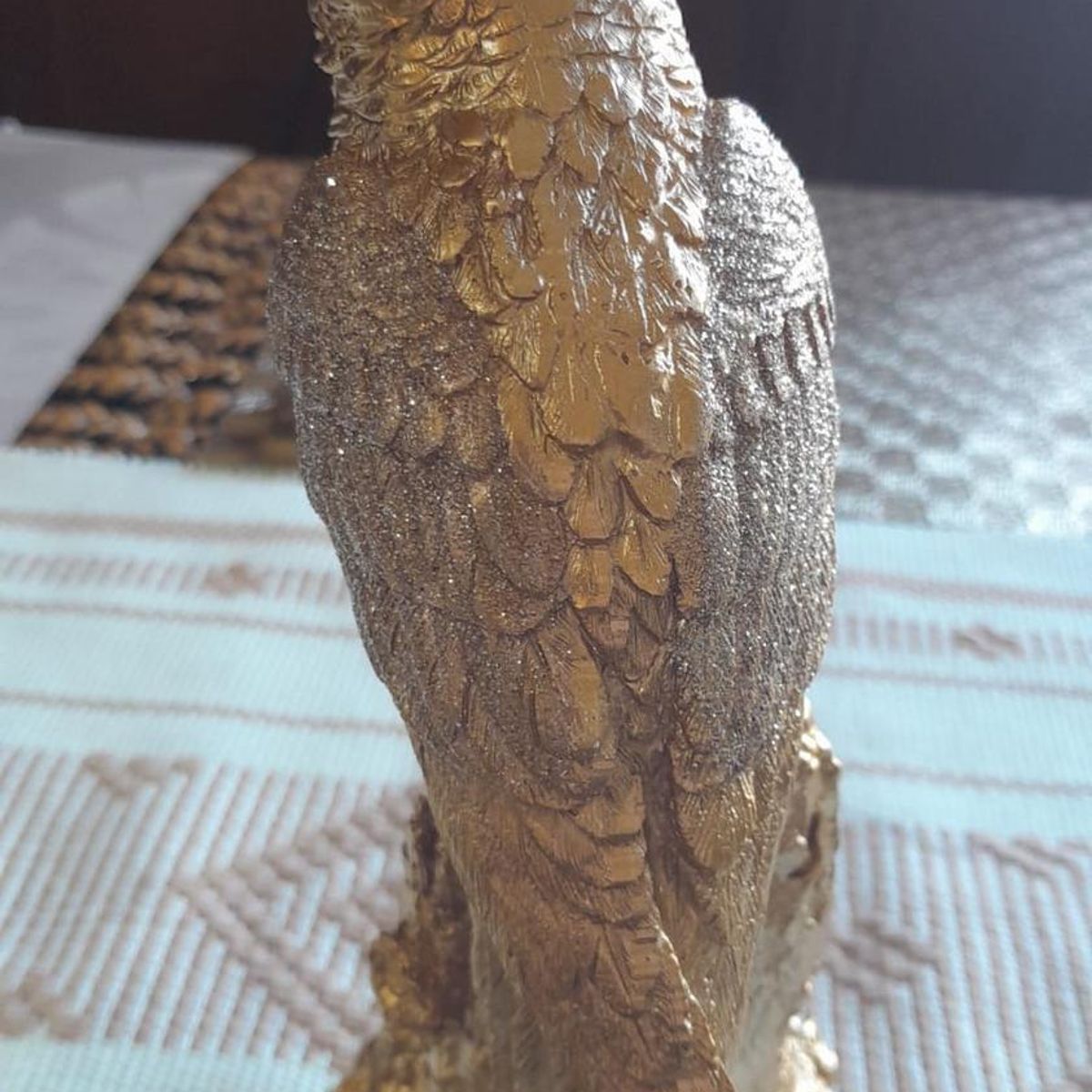 GENERICO - Figura de Loro en Dorado