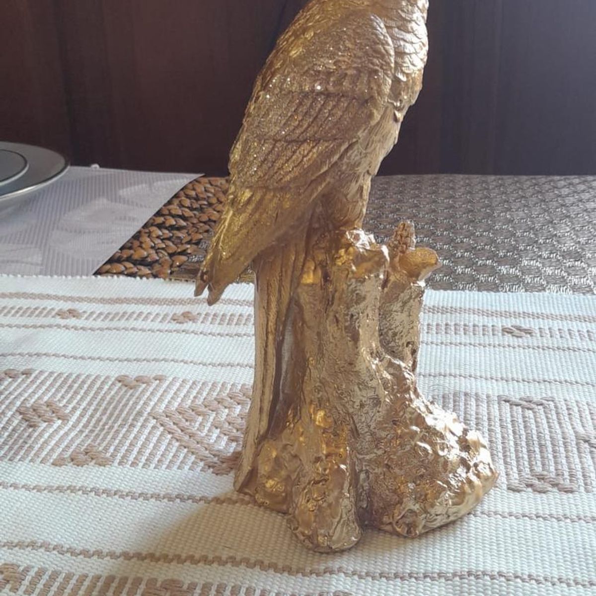 GENERICO - Figura de Loro en Dorado