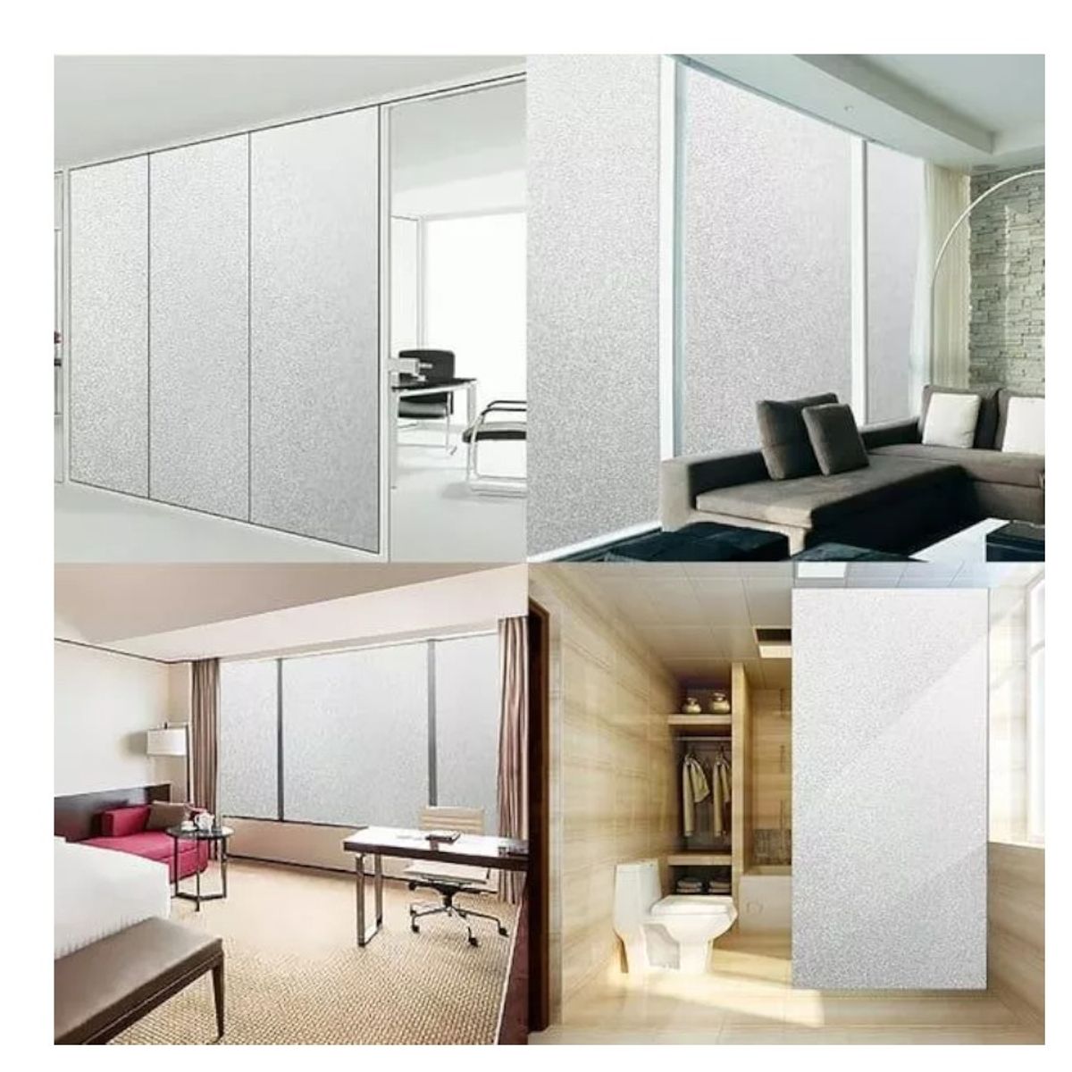 GENERICO - Rollo De Vinilo Esmerilado Para Vidrio