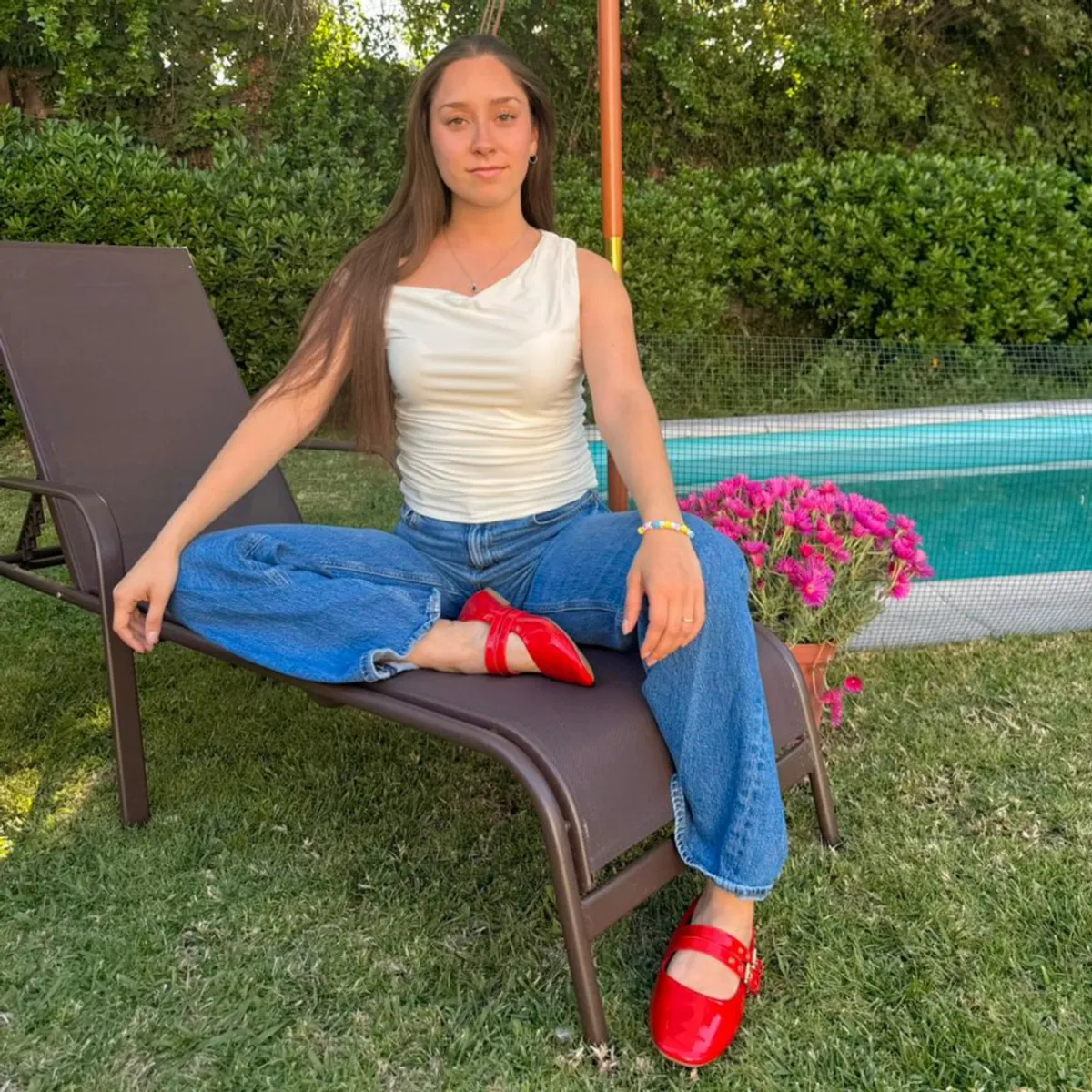 CHALADA - Ballerina Mujer Rojo Casual Chalada Miu-3