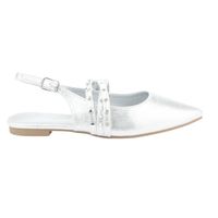Ballerina Mujer Plateado Casual Maris-6