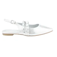 Ballerina Mujer Plateado Casual Maris-6