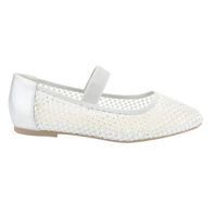 Ballerina Mujer Plateado Casual Miu-5