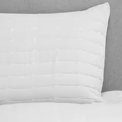 ZAHR - CUBRECAMA PREWASH LISO GRIS CLARO 2 PLAZAS