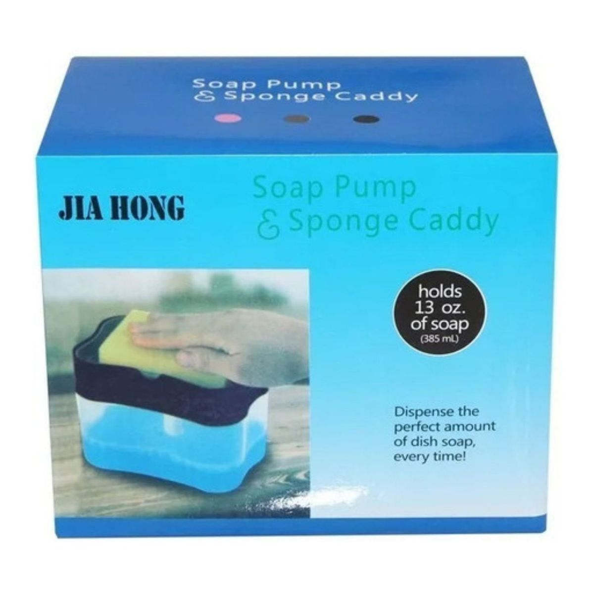 GENERICO - Dispensador De Lavalozas Manual Con Esponja y Recipiente