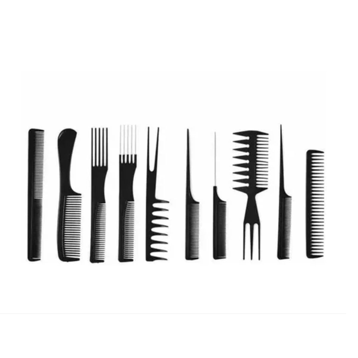 GENERICO - Pack 12: Set De 10 Peinetas Peines Profesiona