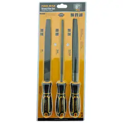 GENERICO - Kit Set Juego De Limas De Acero 3 Piezas 8 Pulgadas Toolmak