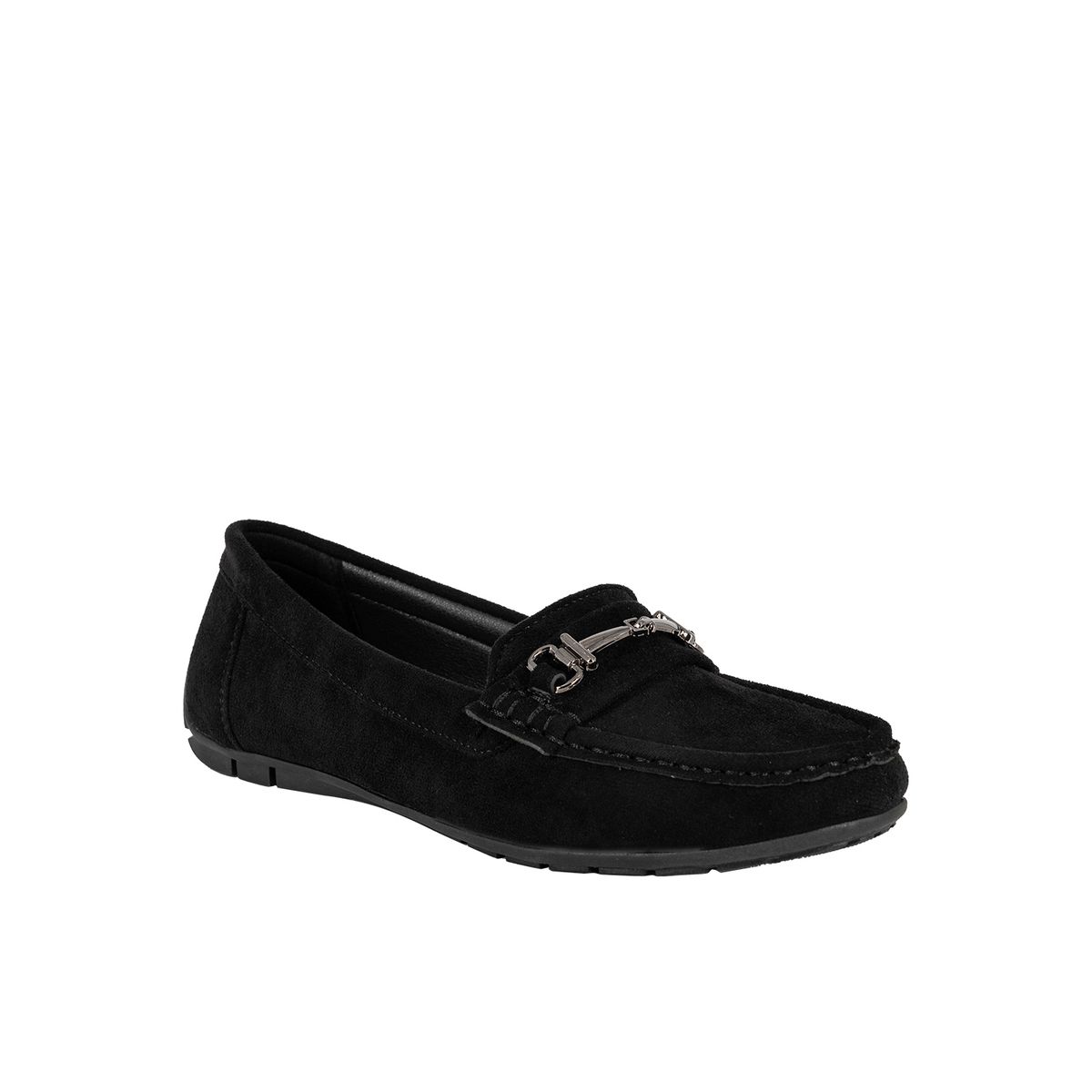 ALQUIMIA - Mocasin Mujer Negro Faner Alquimia