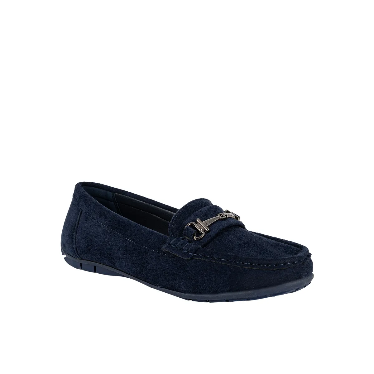 ALQUIMIA - Mocasin Mujer Azul Faner Alquimia